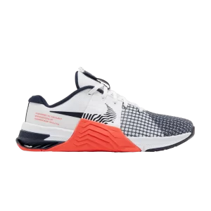 Nike Metcon 8 'White Crimson Obsidian' Blanc/Cramoisi brillant/Obsidienne DO9328 101