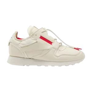 Reebok Milk Makeup x Classic Vegan Rise 'Equipment Room' Baskets Vintage craie/Vector rouge/Noir couleur IG9802