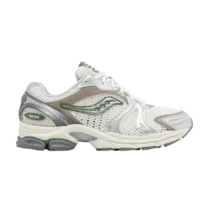 Baskets Saucony Minted NY x ProGrid Triumph 4 'Cream Green' Crème/Vert/Marron S70865 1