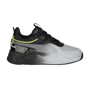 Puma Miraculous x RS-X Little Kid 'Cat Noir' Baskets Noir/Gris plume/Lime cocktail 391825 01