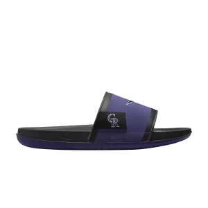 Nike MLB x Offcourt Slide 'Colorado Rockies' Violet/Gris fumée foncé/Noir FN4463 500