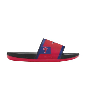 Nike MLB x Offcourt Slide 'Philadelphia Phillies' Rouge sport/Gris fumée foncé/Bleu Rush FN4319 600