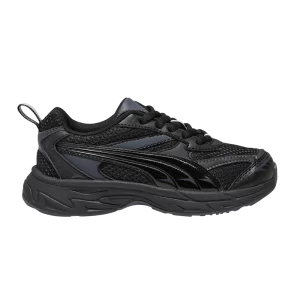 Puma Morphic Base Little Kid 'Black Strong Grey' Baskets Noir/Strong gris 394378 04