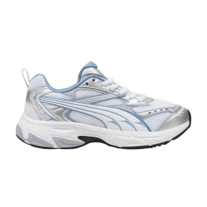 Puma Morphic Big Kid 'Silver Zen Blue' Baskets Blanc/Bleu Zen/Argent 393792 07