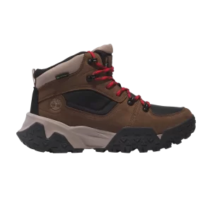 Timberland Motion Scramble Lace Up Mid Baskets imperméables 'Dark Brown Nubuck' Marron foncé TB0A68BZ W07