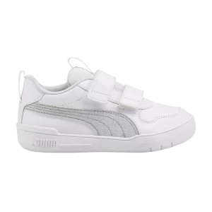 Puma Multiflex Little Kid 'Glitz Formstrip' Baskets Blanc/Argent 384885 01