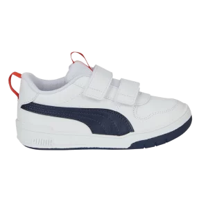 Baskets Puma Multiflex SL V Little Kid 'White Peacoat' Blanc/Picoate/Rouge 380740 11
