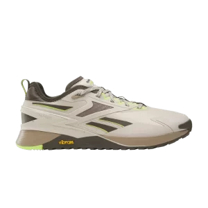 Reebok Nano X3 Adventure 'Stucco Laser Lime' Baskets Putty/Grout/Laser lime 100033527