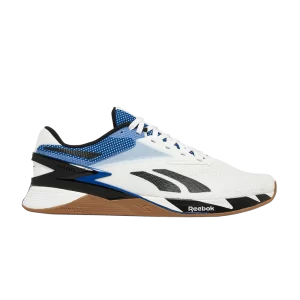 Reebok Nano X3 'Blue Green Mismatched' Baskets Chaussures blanc/Glen Green/Vector bleu HP6076