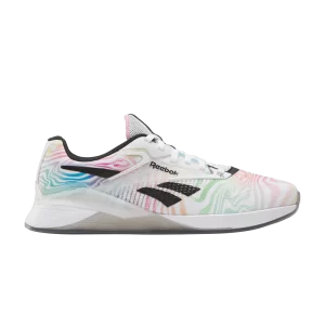 Reebok Nano X4 'Pride 2024' Baskets Chaussures Blanc/Noir/Hydro Bleu 100074644