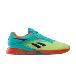 Reebok Nano X4 'Unleashed Green Acid Yellow' Baskets Untied Vert/Jaune Acide/Noir 100211606