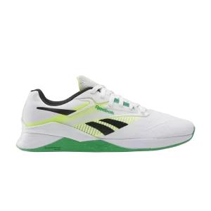 Reebok Nano X4 'White Sport Green' Chaussures Blanc/Sunny Acid Jaune/Sports Vert 100074180