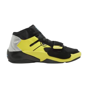 Air Jordan Naruto x Jordan Zion 2 SP 'Naruto vs. Sasuke' Noir/Jaune Strike/Violet Foncé Poussière/Bleu Laser FB1628 087