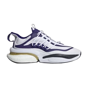adidas AlphaBoost V1 Washington Huskies Blanc nuage/Violet équipe universitaire/Noir Couleur IE1036
