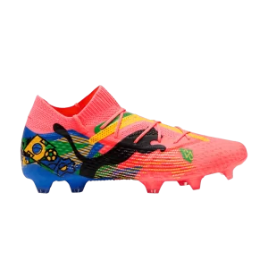 Baskets Puma Neymar Jr. x Future 7 Ultimate FG AG 'Copa América Pack' Sunset Glow/Noir/Solar Stream/Vert/Bluemazing 107839 01
