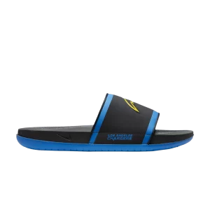Nike NFL x Offcourt Slide 'Los Angeles Chargers' Anthracite/Bleu d'Italie/Or université DD0516 002
