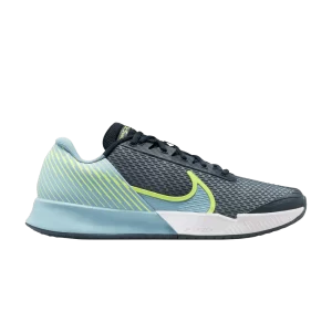 NikeCourt Air Zoom Vapor Pro 2 HC 'Armory Navy Denim Turquoise' Weapon Navy/Volt/Denim Turquoise DR6191 400