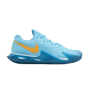 NikeCourt Zoom Vapor Cage 4 Rafa 'Baltic Blue Vivid Orange' Bleu Baltique/Vert Abysse/Blanc/Orange vif DD1579 400