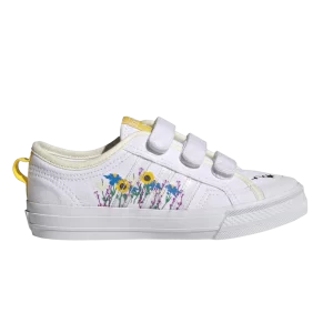 Baskets adidas Nizza Little Kid 'Save The Bees' Nuage blanc/Jaune/Blanc couleur HP6231