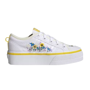 Baskets adidas Nizza Platform Big Kid 'Save The Bees' Nuage blanc/Jaune/Blanc couleur HP6229