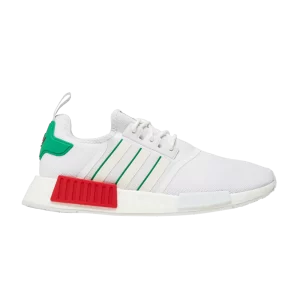 Baskets adidas NMD_R1 'Blanc Rouge Vert' Blanc Nuage/Blanc/Vert HQ1434