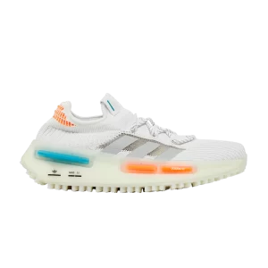 Baskets adidas NMD_S1 'White Orange Teal' Blanc Nuage/Mgh Solid Gris/Blanc Couleur FZ5707