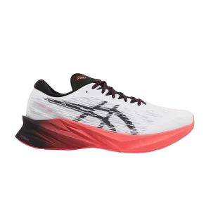 ASICS Novablast 3 Blanc Noir Rouge Électrique Blanc/Noir 1011B458 104