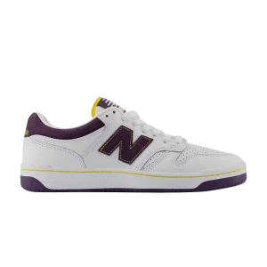 New Balance Numeric 480 'Eighties Pack - Lakers' Blanc/Violet NM480PST