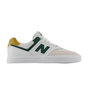 New Balance Numeric 574 Vulc 'White Nightwatch Green' Baskets Blanc/Night Watch vert NM574VRP