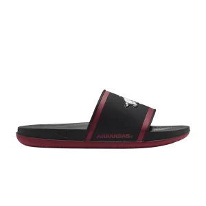 Nike Offcourt Slide 'Arkansas' Noir/Team Crimson/Blanc DD0507 002