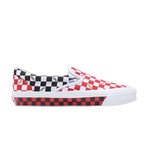 Vans OG Classic Slip-On LX 'Checkerboard – Rouge Noir 'Rouge/Noir VN0A32QNREB
