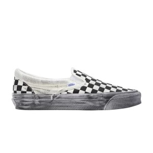 Vans OG Classic Slip-On LX 'Stressed – Black Checkerboard' Noir/Échecs VN0A32QNBKC