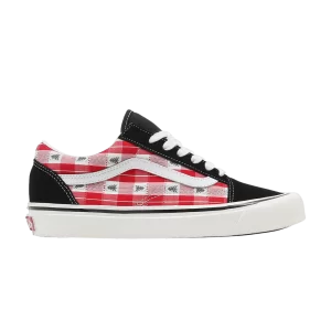 Vans Old Skool 36 DX 'Anaheim Factory – Baskets à carreaux rouges Rouge/Noir VN0A4BW3RED