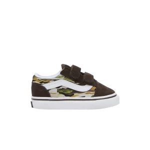 Vans Old Skool V Baskets 'Painted Camo Brown' pour tout-petits Painted Camo/Marron/Multi VN0009RCBF0