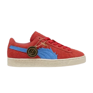 Puma One Piece x Suede Big Kid 'Luffy' Baskets Forever Rouge/Ultra Bleu 396648 01
