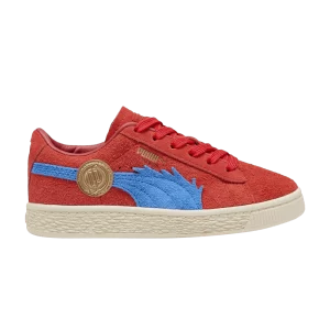 Puma One Piece x Suede Little Kid 'Luffy' Baskets Forever Rouge/Ultra Bleu 396649 01