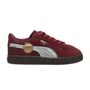 Puma One Piece x Suede Little Kid 'Red Hair Pirates' Baskets Team Regal Rouge/Argent 396717 01