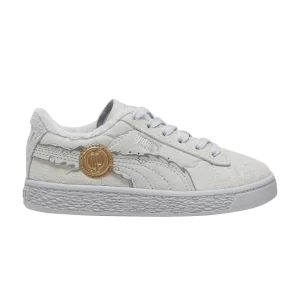 Puma One Piece x Suede Little Kid 'Gear 5 Luffy' Baskets Gris plume/Gris platine 396721 01