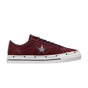 Baskets Converse One Star Pro Low 'Razor Wire' Bordeaux foncé/Noir/Blanc A05091C
