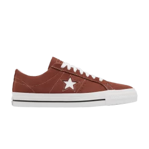 Converse One Star Pro Low 'Red Oak' Baskets Chêne rouge/Blanc/Noir A02945C