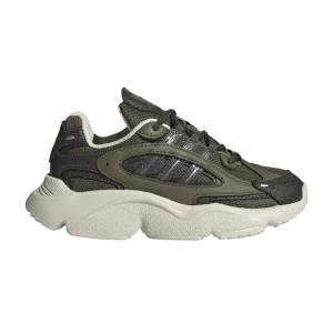 adidas Ozmillen Elastic Lace J 'Focus Olive' Baskets Olive en Focus/Shadow Olive/Aluminum IG1842