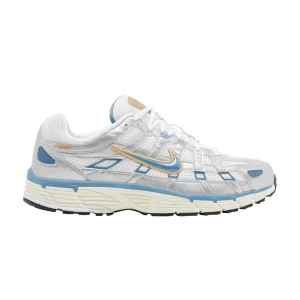 Nike P-6000 'Metallic Silver Aegean Storm' Baskets Blanc/Argent métallique/Ivoire pâle/Tempête égéenne HJ7246 100