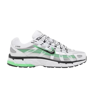 Baskets Nike P-6000 'White Spring Green' Blanc/Argent métallique/Vert printemps/Noir CD6404 104