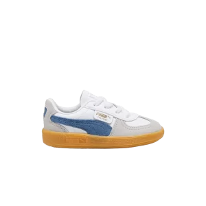 Puma Palermo Leather Baskets 'White Blue Horizon Gum' pour tout-petits Blanc/Bleu Horizon/Bubblegum 397277 04