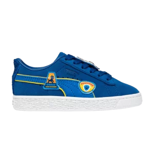 Puma Paw Patrol x Suede Little Kid 'Chase' Baskets Clyde Royal/Racing Bleu/Pele Jaune 394991 01