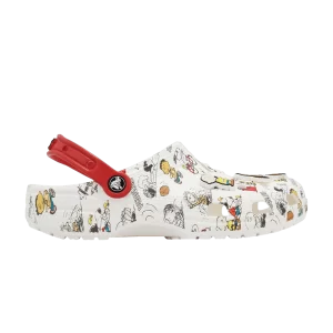 Crocs Peanuts x Classic Clog 'Allover Print' Baskets Blanc/Multi 208629 94S