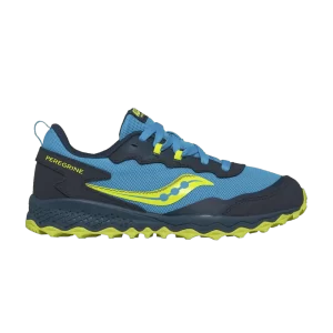 Baskets Saucony Peregrine KDZ Big Kid 'Blue Citron' Bleu/Citron SK267788