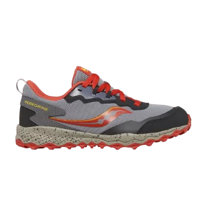 Baskets Saucony Peregrine KDZ Big Kid 'Gris Rouge' Gris/Rouge/Jaune SK267487