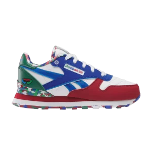 Reebok PJ Masks x Classic Leather Step 'n' Flash Little Kid 'Super Team' Baskets Blanc/Bleu Burst/Mars Rouge 100200543