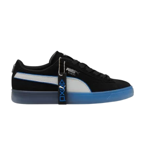 Puma PlayStation x Suede Big Kid 'Black Glacial Grey' Baskets Noir/Glacial gris 396655 02